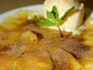 Crepe de postre en Viejo Barrio